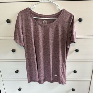 Nike size XL dri-fit pink crew neck T-shirt
